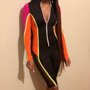 Color block jumpsuit